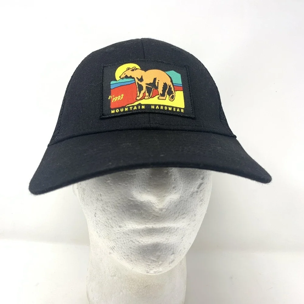 Mountain‎ Hardwear 93 Bear Trucker Hat Black SnapBack